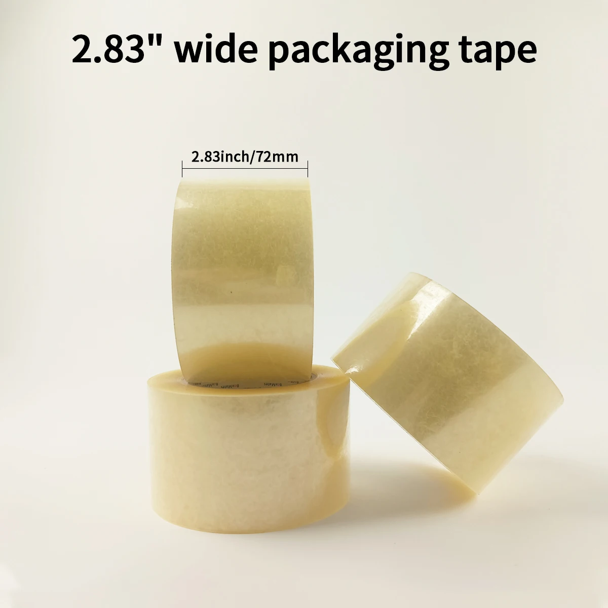 New Product Hot Sale Bopp Clear  Box Sealing Tape Roll Strong Strength Adhesive Packing Carton Super Clear Transparent Tape