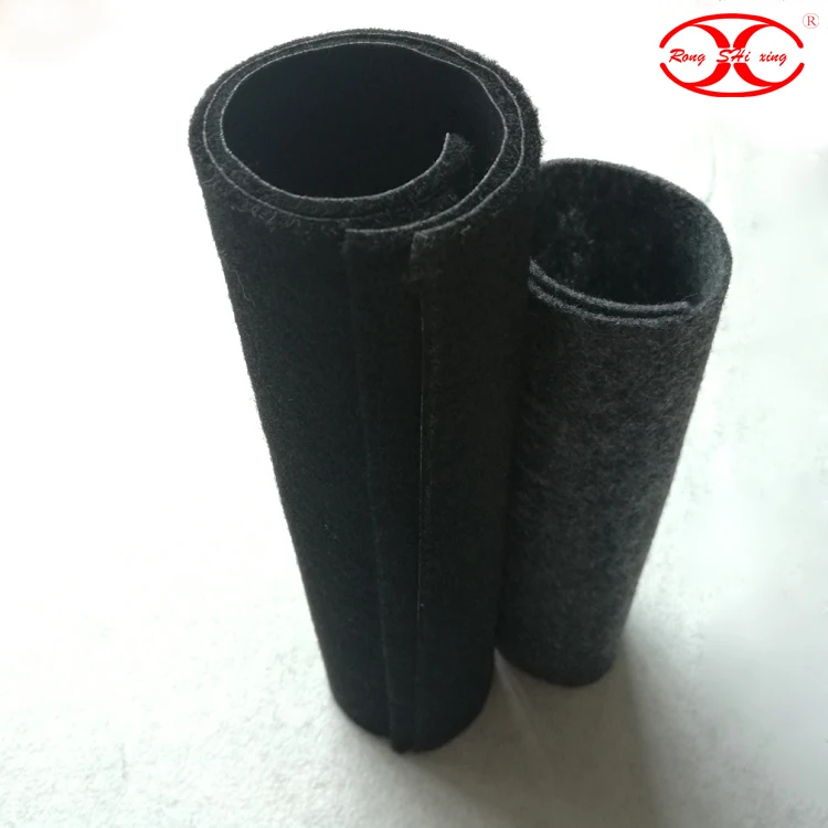 velour felt  fire-resistant automotive  Polyester Needle Punched  car carpet in roll