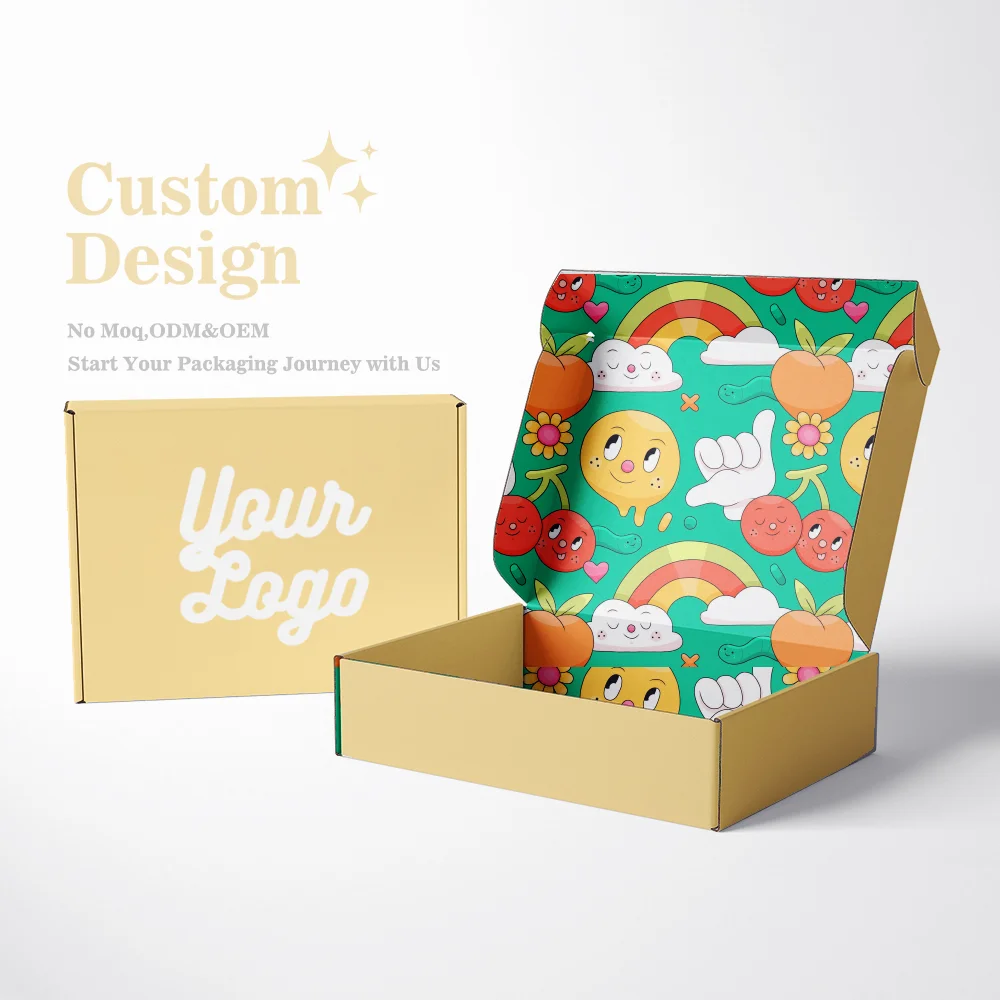 Hot Selling Custom Logo Pink Color Cosmetic Corrugated Packaging Mailer Box Shipping Box Paper Box with Best Prices