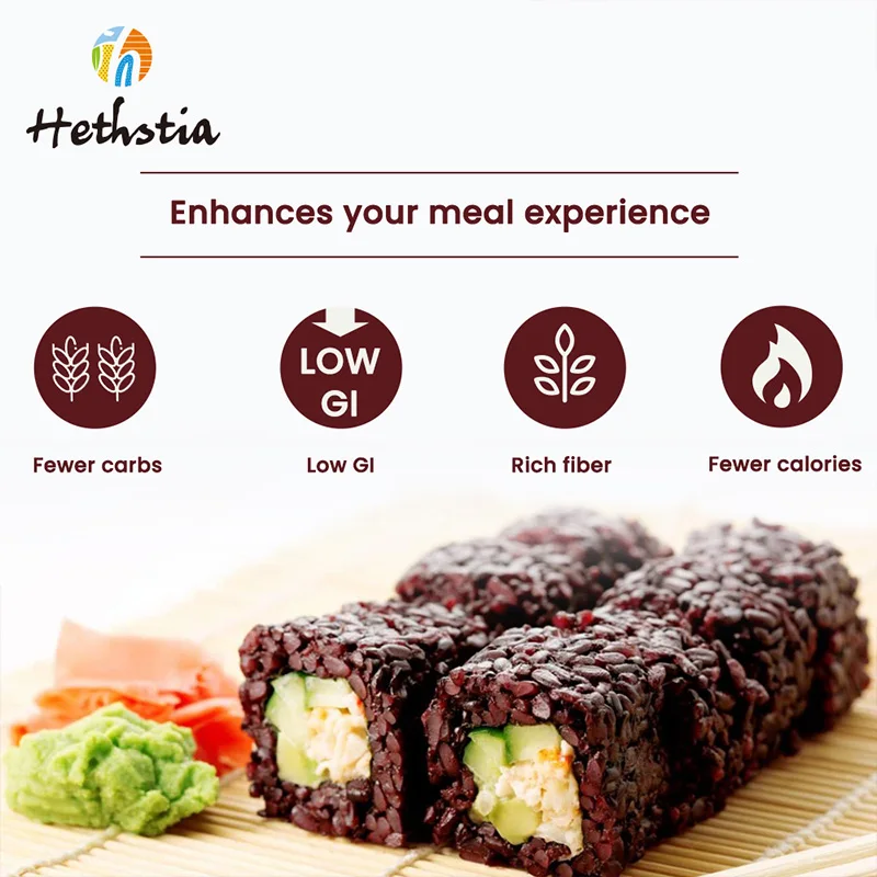 Instant Low Carb Shirataki Rice Weight Loss Low Gi No Perservatives Dried Konjac Black Rice