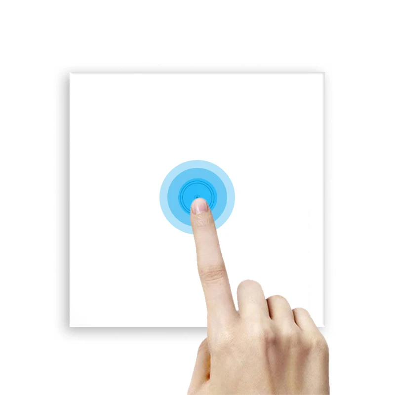 2022 touch Household home automation smart home intelligent wifi wireless wall switch with remote double wall light switch