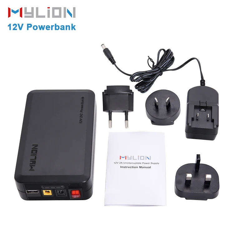 Mylion 12V 15600mah Power Bank Battery Charger Universal Mobile Phone Powerbank With Power LED Indicator