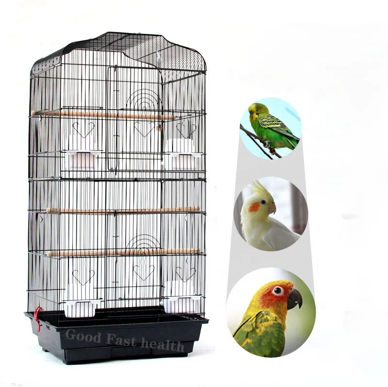 Wholesale Pet Cages Accessories Iron Wire Mesh Big Cage Pigeon Parrot Canary Bird Breeding Cage
