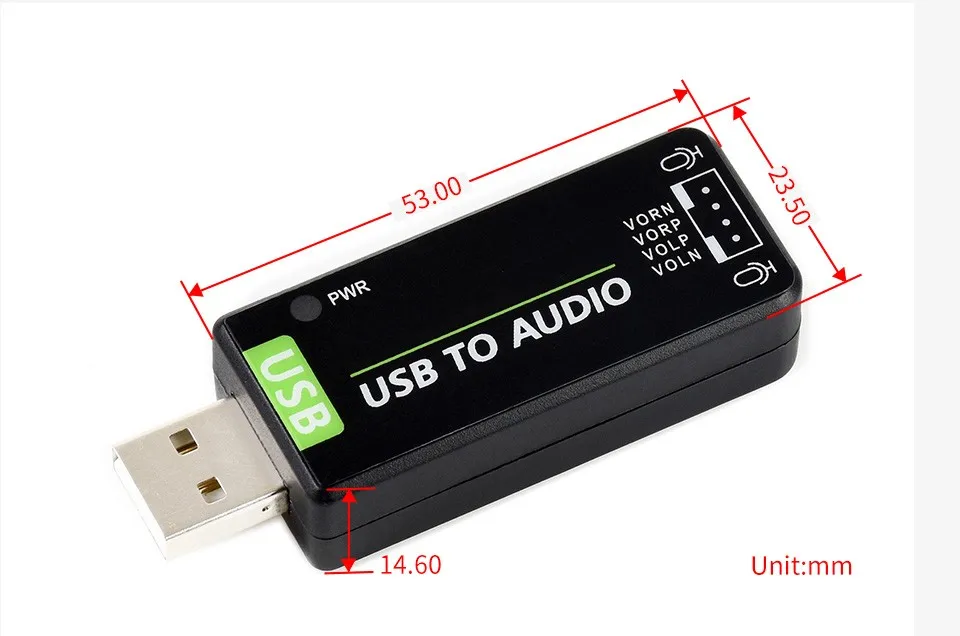 Звуковая карта USB без драйвера для Raspberry Pi /