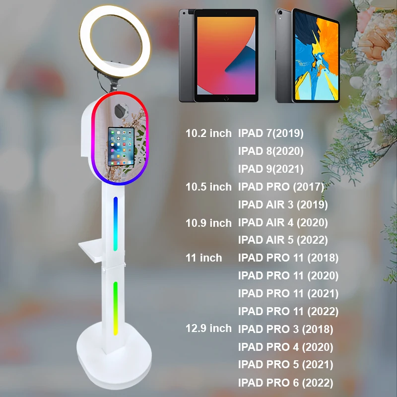 Newest Vogue Magic Mirror Ipad Dslr Photo Booth With Fill In Light Party EVent Rental  Selfie DSLR Mirror Booth