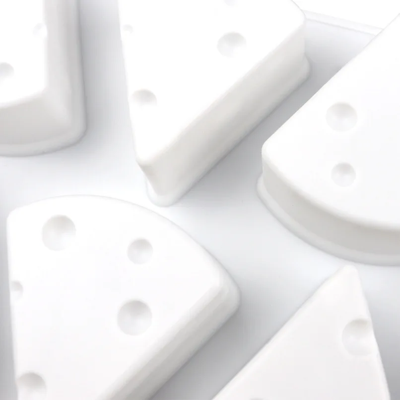 Saffron Cheese design mold for cake mousse chocolate Hot Sale China Manufacture Quality Cheese Shape Silicone Cake Mold