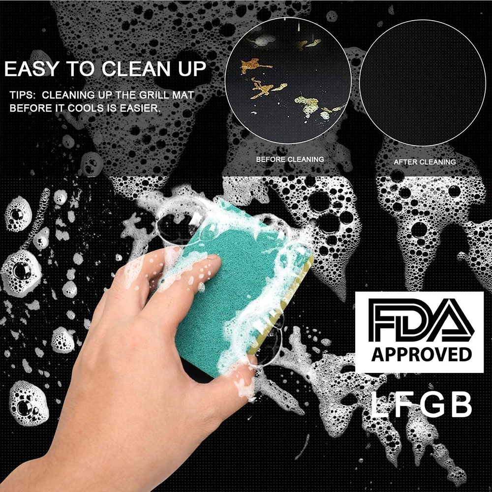 Dongjian Акция Быстрая доставка ptfe bbg Гриль коврик Инструменты для