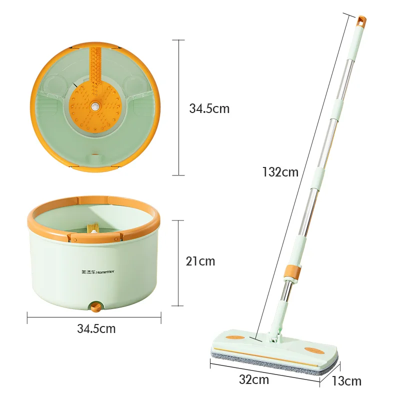HOMELLTER COOLMop plus clean and dirty separation  cleaning product spin mop 360 degree super large  volume