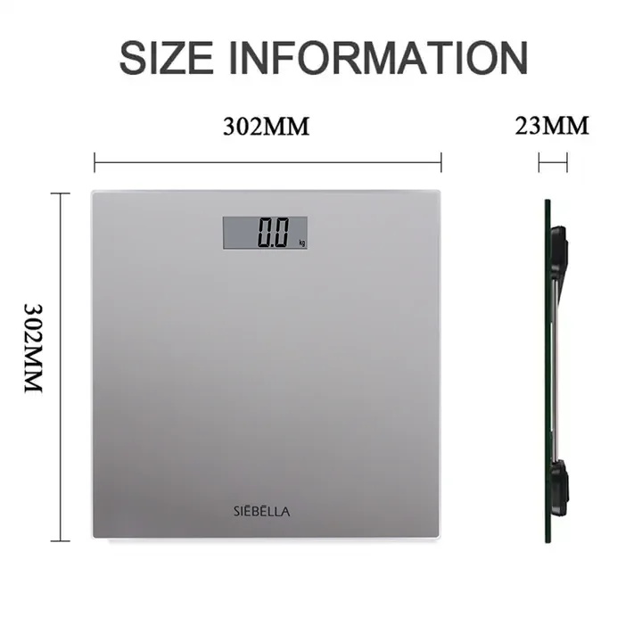 Stock OEM design Electric body scale 200kg large capacity body fat smart scale tempered glass platform bathroom body scale