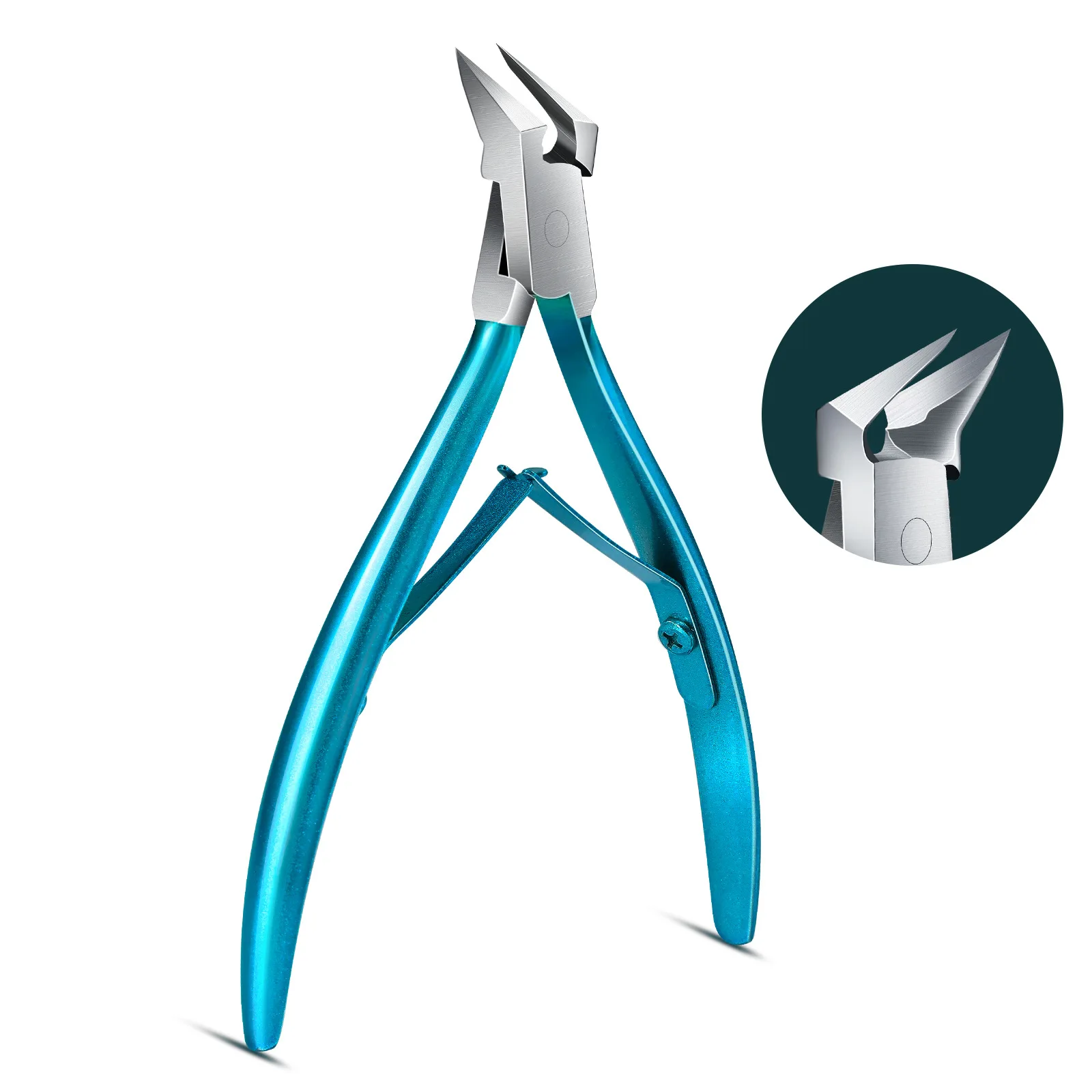 Misscheering 1pc Razor Sharp Cutting Nail Art Manicure Scissors Trimer Dead Skin Remover Pedicure Stainless Steel Cutters