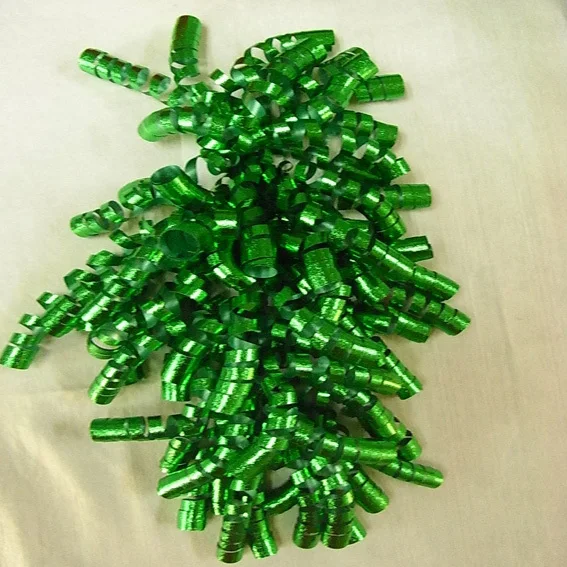 Colorful Birthday gift wrap ribbon bow Christmas decoration tree curly ribbon bows for party wedding