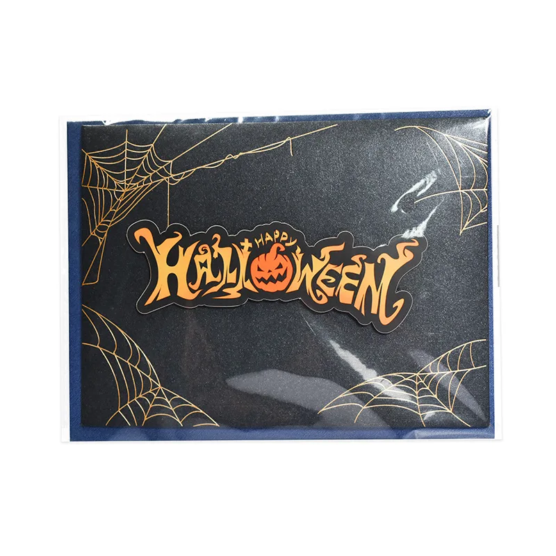 3D Pop Up Card Laser Cutting Handmade 3D Pop Up Card Card For Halloween Eco-friendly