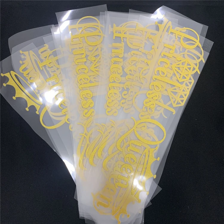 Custom Reflective Patch Gold Transfer Reflective Heat Vinyl for T Shirt