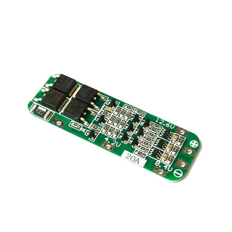 Плата PCB BMS зарядного устройства литий-ионной батареи 3S 20A 18650 для двигателя сверла, модуль литий-полимерной батареи 12,6 в
