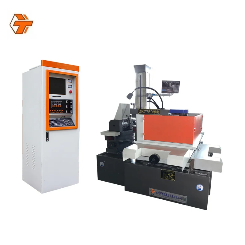 DK7755 high speed cnc edm wire cut machine for Building Material Shops
