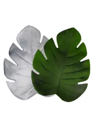 Tabletex  NEW Arrival High Quality tropical palm leaves Heat Insulation Oil-proof Waterproof EVA Artificial Plant Table Placemat