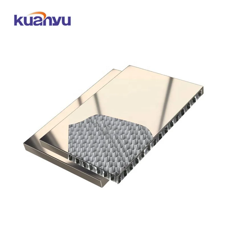 Customized size Stainless Steel Composite Panel aluminum honeycomb panel board for Exterior Used