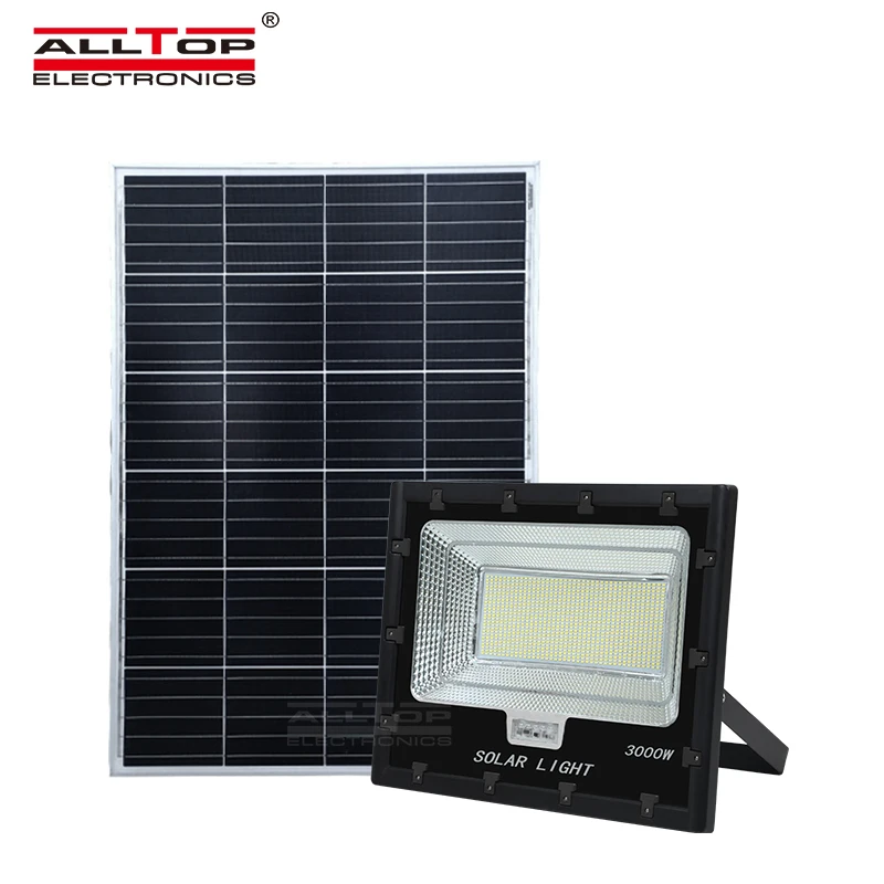 ALLTOP Super Bright Outdoor Road Lighting Waterproof HIPS Ip65 3000W Modern LED Solar Flood Light