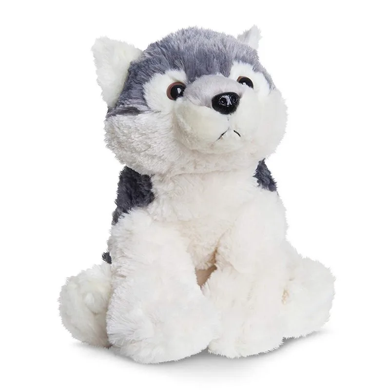 Custom Soft Stuffed silly and lovely Husky dog Plush Animals Toy Pillow Cushion Doll for Gift