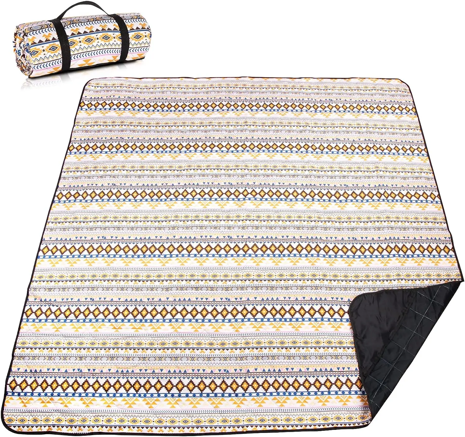 Sand Proof Beach Blanket Family Travel Picnic Mat Portable Waterproof Picnic Blanket