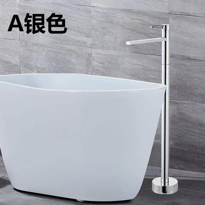 Floor Mounted Freestanding Bathroom Shower Bath Tube Brass Bathtub Faucet