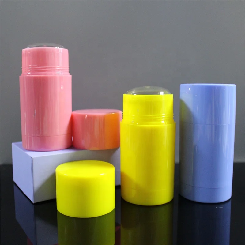 15/30/50/75ml Empty Deodorant Containers Refillable Natural Twist-Up Stick Plastic Tube Cosmetic Packaging