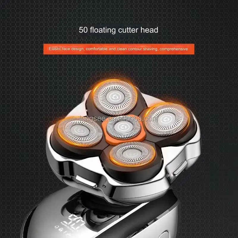 Face Shaver Usb Rechargeable Bald Head Shaver Shaving Machine Washable Rechargeable Men Barber Head Hair Shaving Machine
