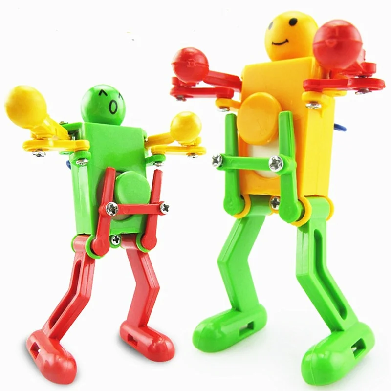 Kawaii Clockwork Timer Dancing Robot Wind-Up Toys  Kids Gift Wisted Ass Dance Robot Novelty gag toys