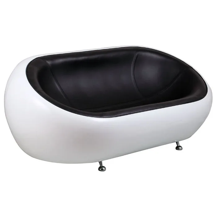 modern fiberglass half dome scoop sofa