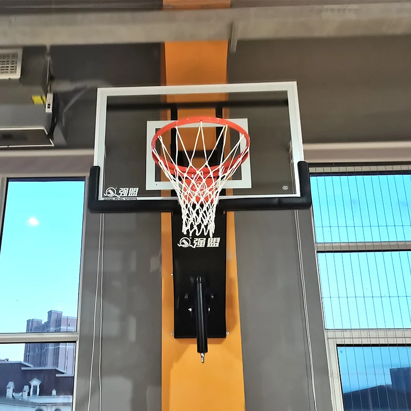 Wholesale Wall Mounted Basketball Hoop Adjust Height with Ease Basketball Hoop Board for All Ages
