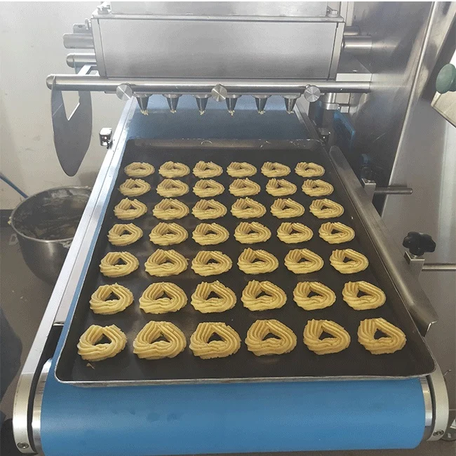 Rotary moulder wire cut small fortune cookies extruder making machine line for sale multidrop cookie machinery price