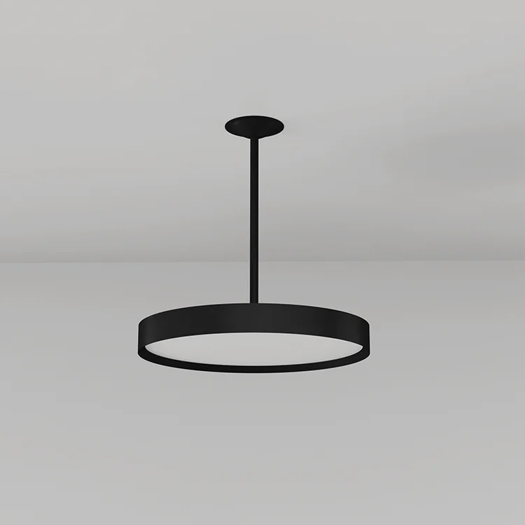 Quality  600mm 900mm UGR19 CCT up down large size Aluminum round panel surface mount suspended LED panel light