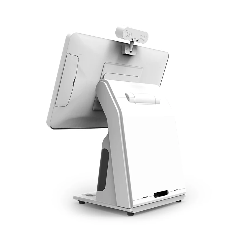 intel3 2g/4G+128g 15.6g single capacitive touch  screen  with pos printer all one windows /android cashier