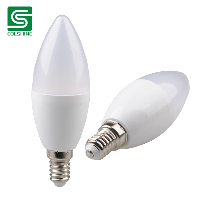 E14 LED bulb soft white plastic aluminum housing with CE LVD RoHS certificate