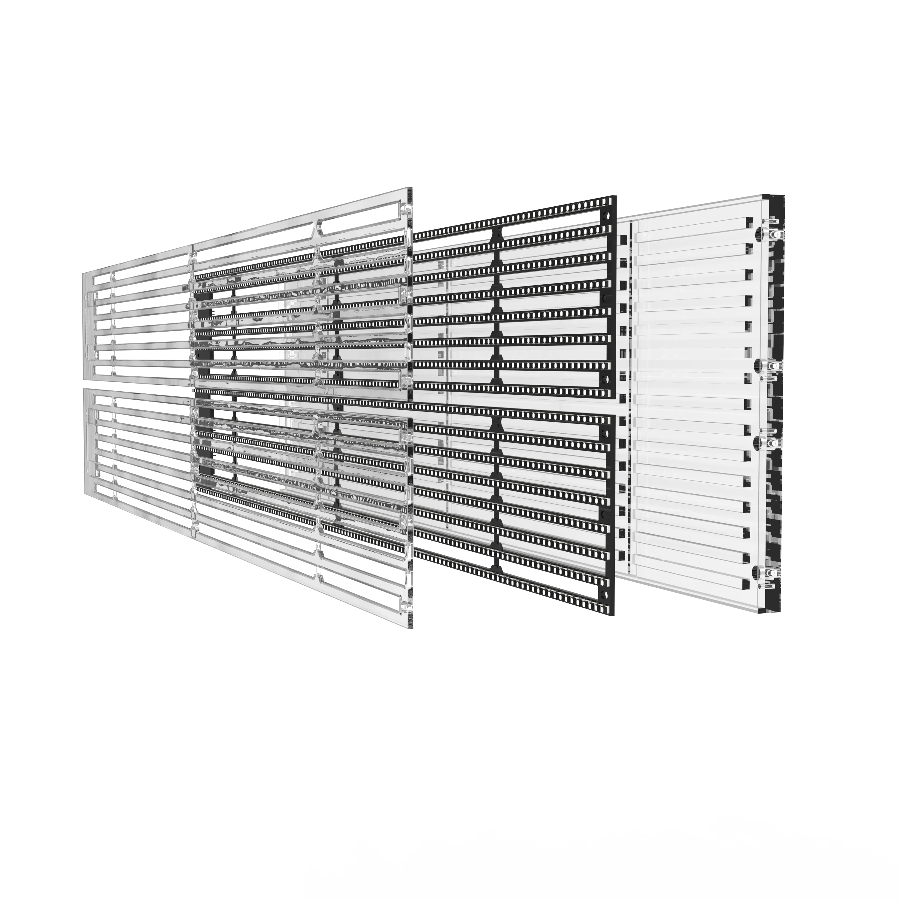 IP65 Outdoor Transparent LED Display Screen Stage Event Backdrop Tourism Waterproof LED Video Curtain Transparent Screen Display