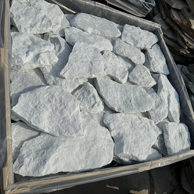 Factory direct sale low price white quartz wall stone