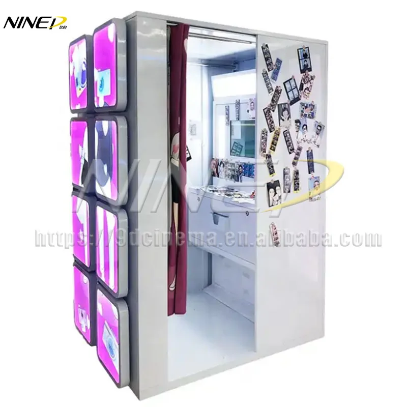NINED Hot Self Service Photo Booth Machine Picture Kiosk Selfie Screen/selfie Booth Machine Photobooth Kiosk/selfie Kiosk Print