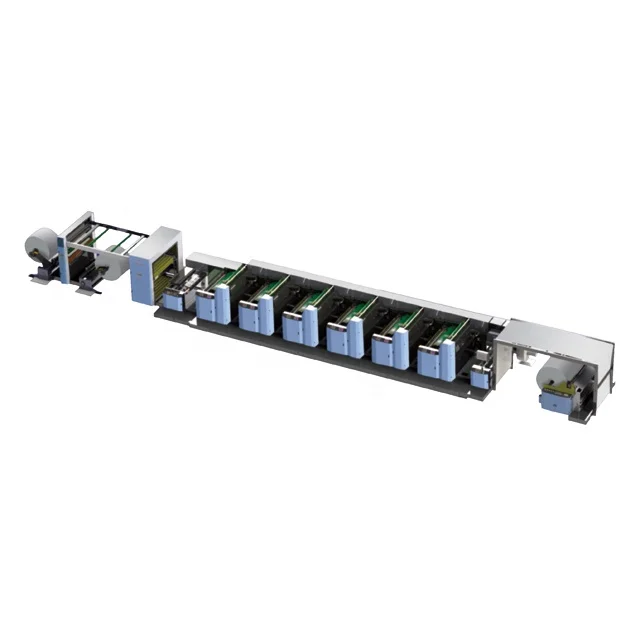 Automatic DongHang China High Speed Quality One Color Non-woven Letter Flexo Printing Press Printing Machine Manufacturer Price