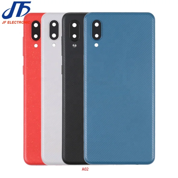 Wholesale Back glass panel for Samsung Galaxy A02 A022 Battery Back Cover with Camera Lens
