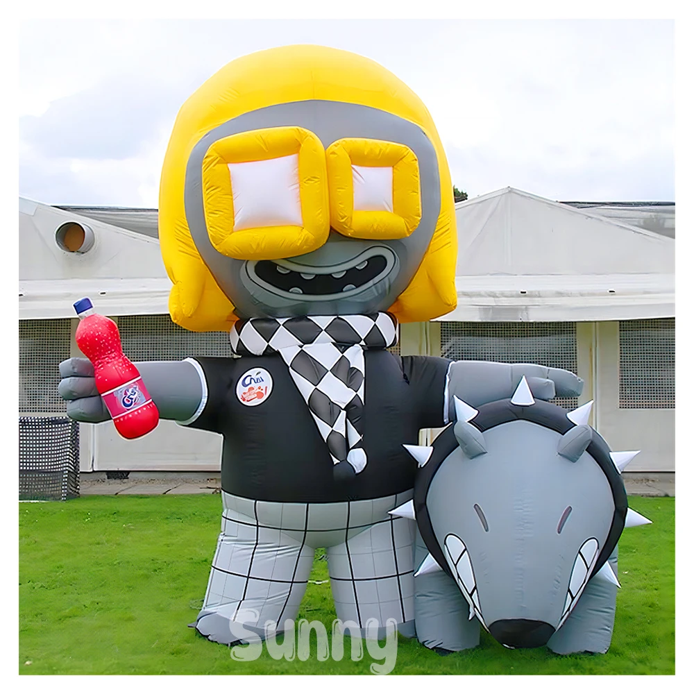 Outdoor Custom Inflatables Promotional Animal Cartoon Giant Inflatable Duck For Advertising