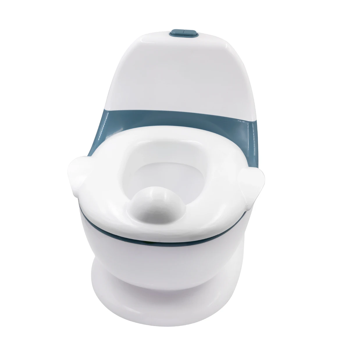 Baby Realistic Potty Training Chair Potty Training Toilet with Life-Like Flush Button and Sound for Toddlers