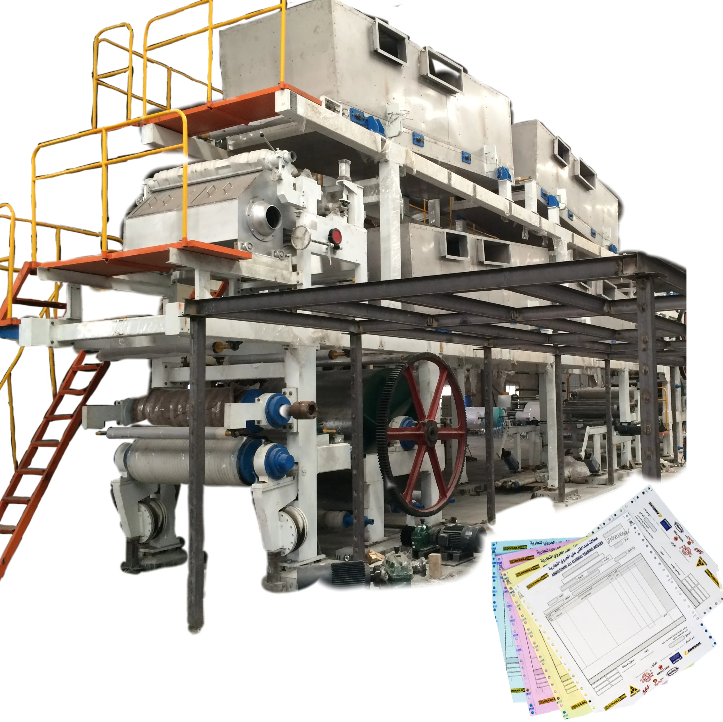 Carbon-free paper making machine NCR paper coating machine for copy paper