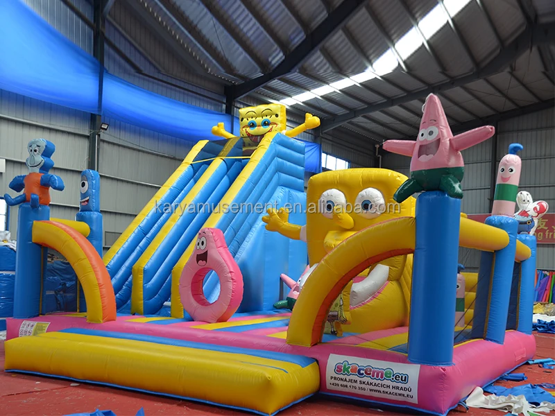 2024 New amusement park jumping castle inflatable combo castle slide inflatable castles inflatable water park for kids