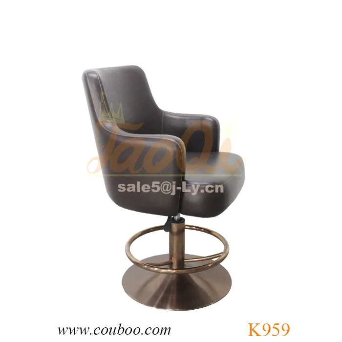 K959 High Quality Upmarket PU Leather Metal OEM Poker Club Furniture Slot Machine Gaming Bar Stool Swivel Casino Chair