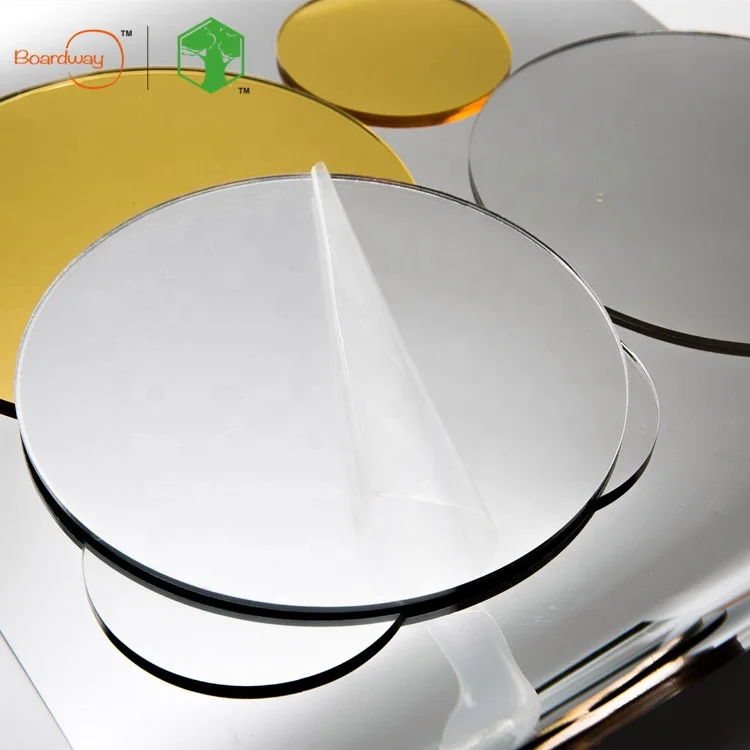 China Factory 2mm 3mm Gold Mirror Acrylic Sheet for Decoration Displays