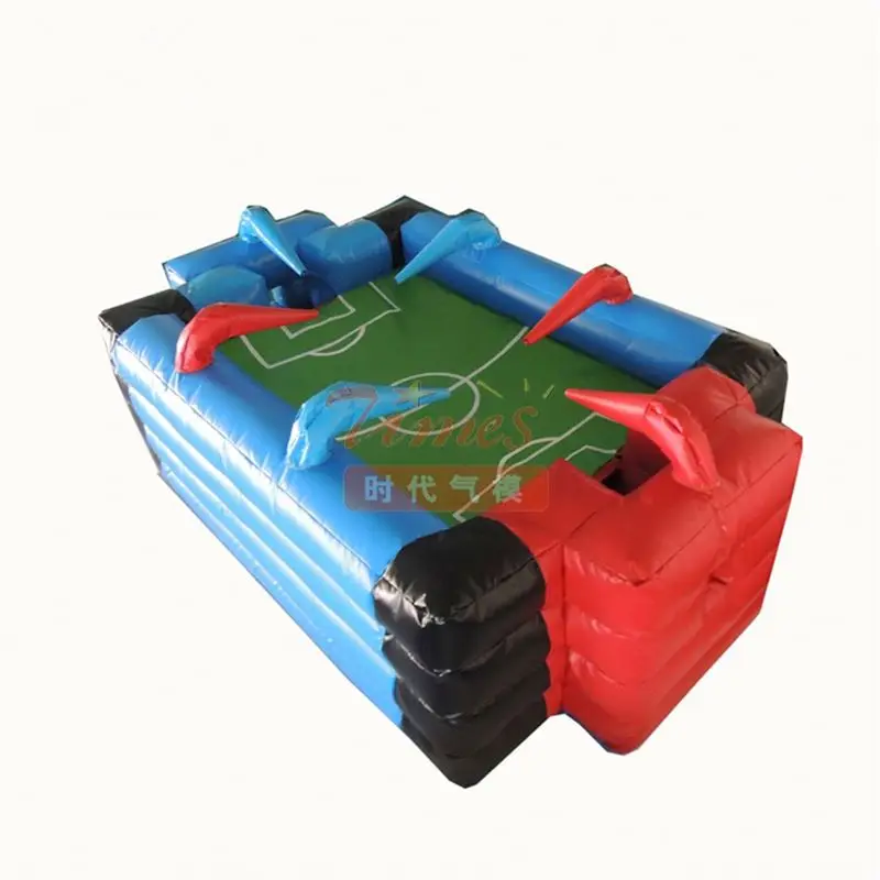 Commercial Face-Off Inflatable Air Hose Hockey Table Soccer Game For Sale