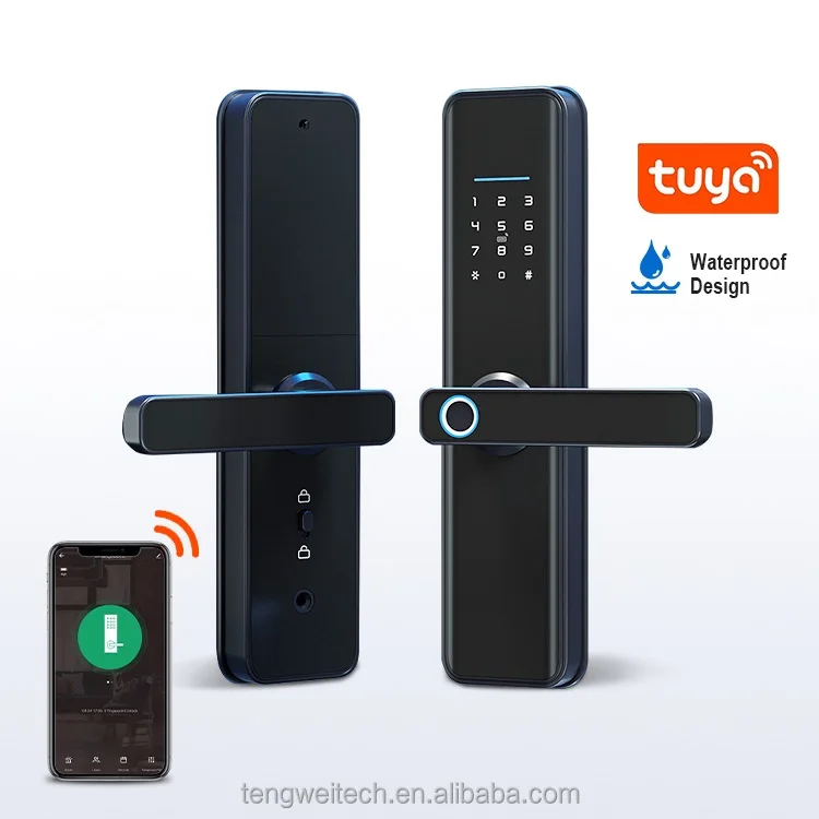 
 Ttlock удаленное управление с помощью приложения биометрических отпечатков пальцев замок цифровой пароль электронный умный ригель замка двери замок для гостиницы  