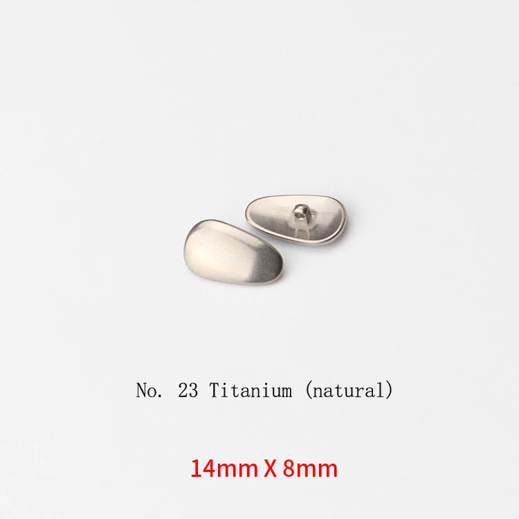 Optical Metal Nose Pad Pure Titanium Nose Pads Titanium Nose Pad Arms Eyeglasses Parts