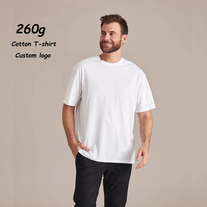 Wholesale Mens 100% cotton Blank Plain tshirt Custom High Quality unisex Black Vintage T-shirt