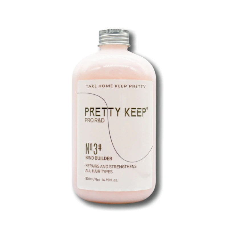 PRETTYKEEP No.3# Professional Hair Smoothing Disulfide Bond Rebuild Hair Breakage Prevent Mask Before Shampooing